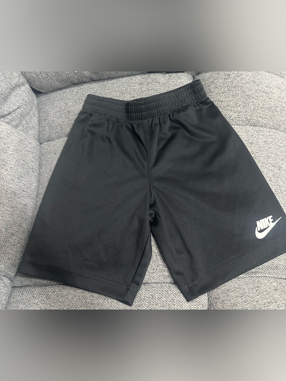 Nike Black Athletic Mesh Shorts for Kids